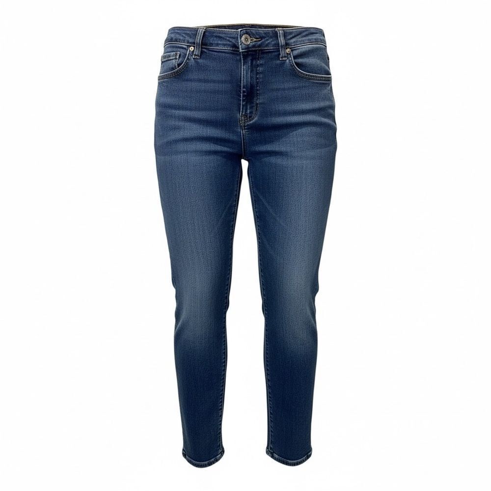 EUC Gloria Vanderbilt Women’s Classic Blue Denim Straight Leg Jeans - Size 8 - Picture 2 of 7